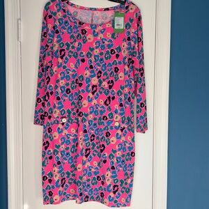 Lilly Pulitzer NWT Corine Dress in Sunkissed Paws Size Large